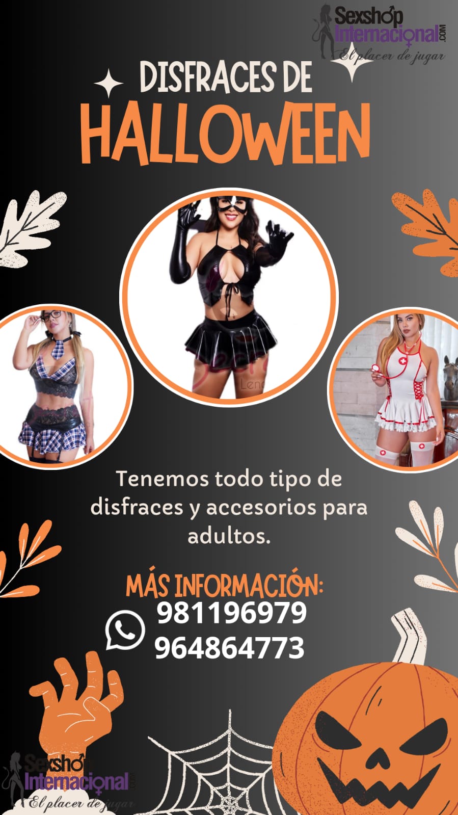 VENTA DE LENCERIA FINA-DISFRACES-TALLAS ESTANDAR-SEXSHOP LIMA 981196979 